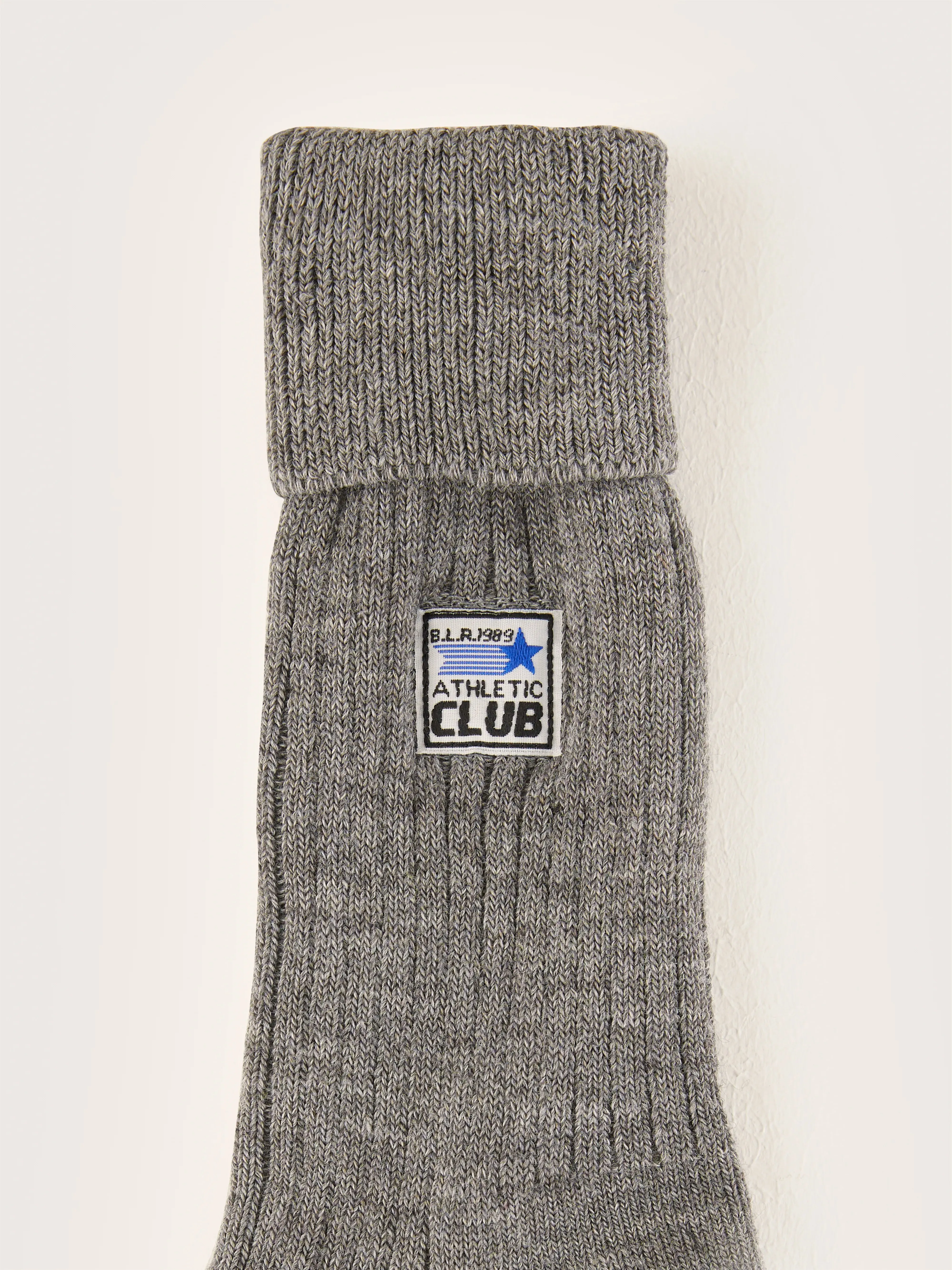 Vocani ribbed socks (242 / W / GREY MELANGE)