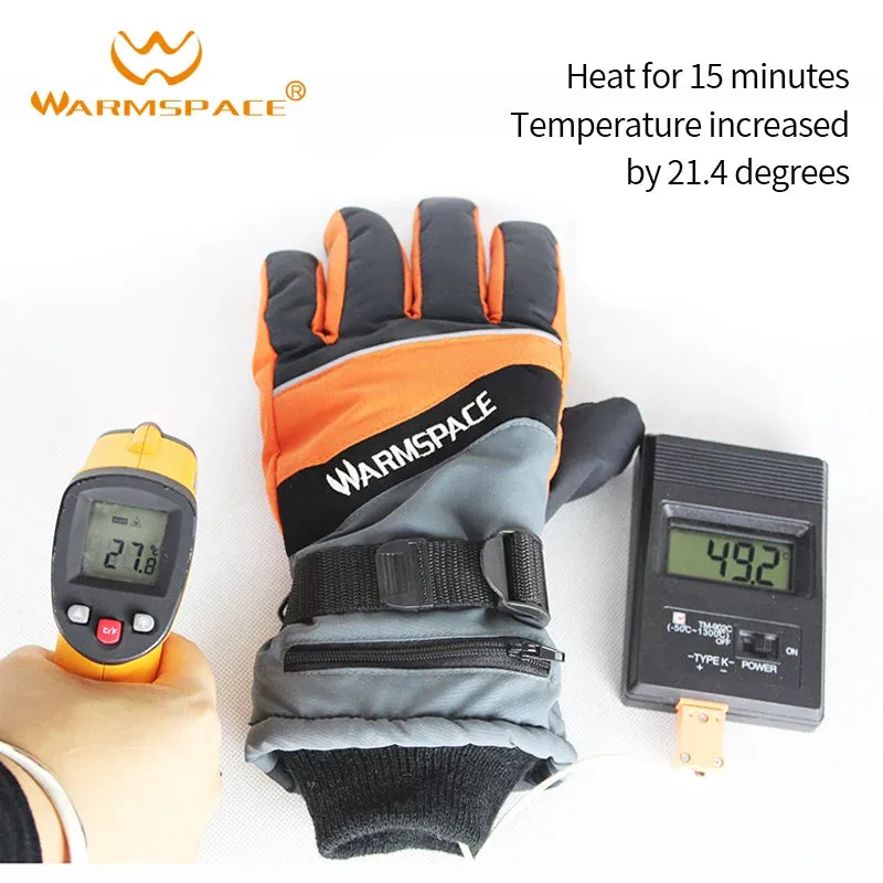 WARMSPACE Heated Winter Gloves - USB Recharging