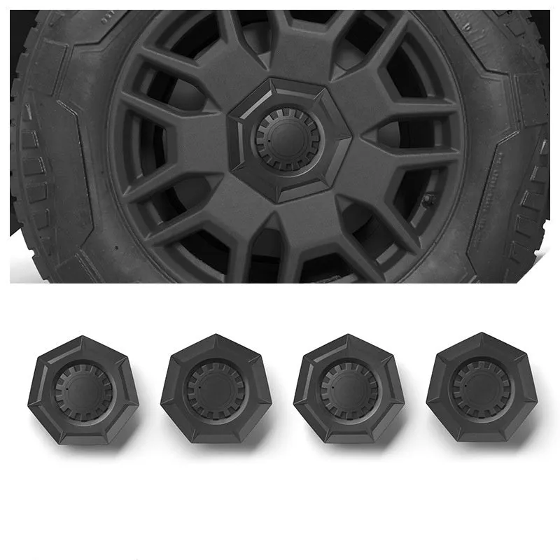 Wheel Center Hub Caps for Cybertruck (4pcs)