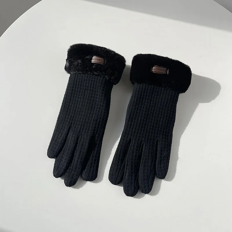 Winter Women's Thick Warm Touch Screen Gloves