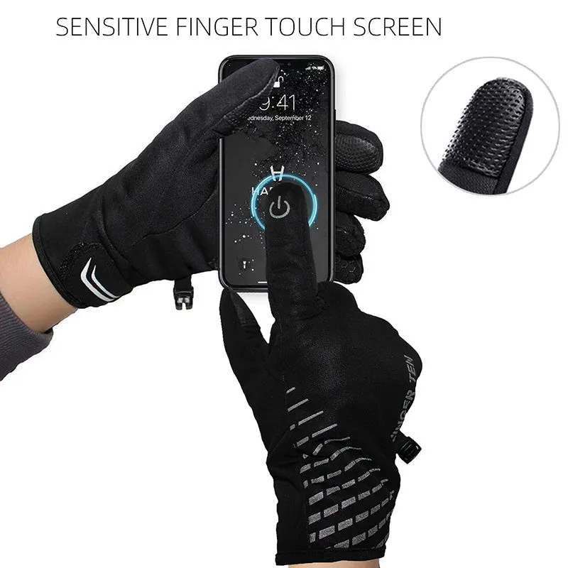 Women Men Winter Gloves For Running Touchscreen Windproof