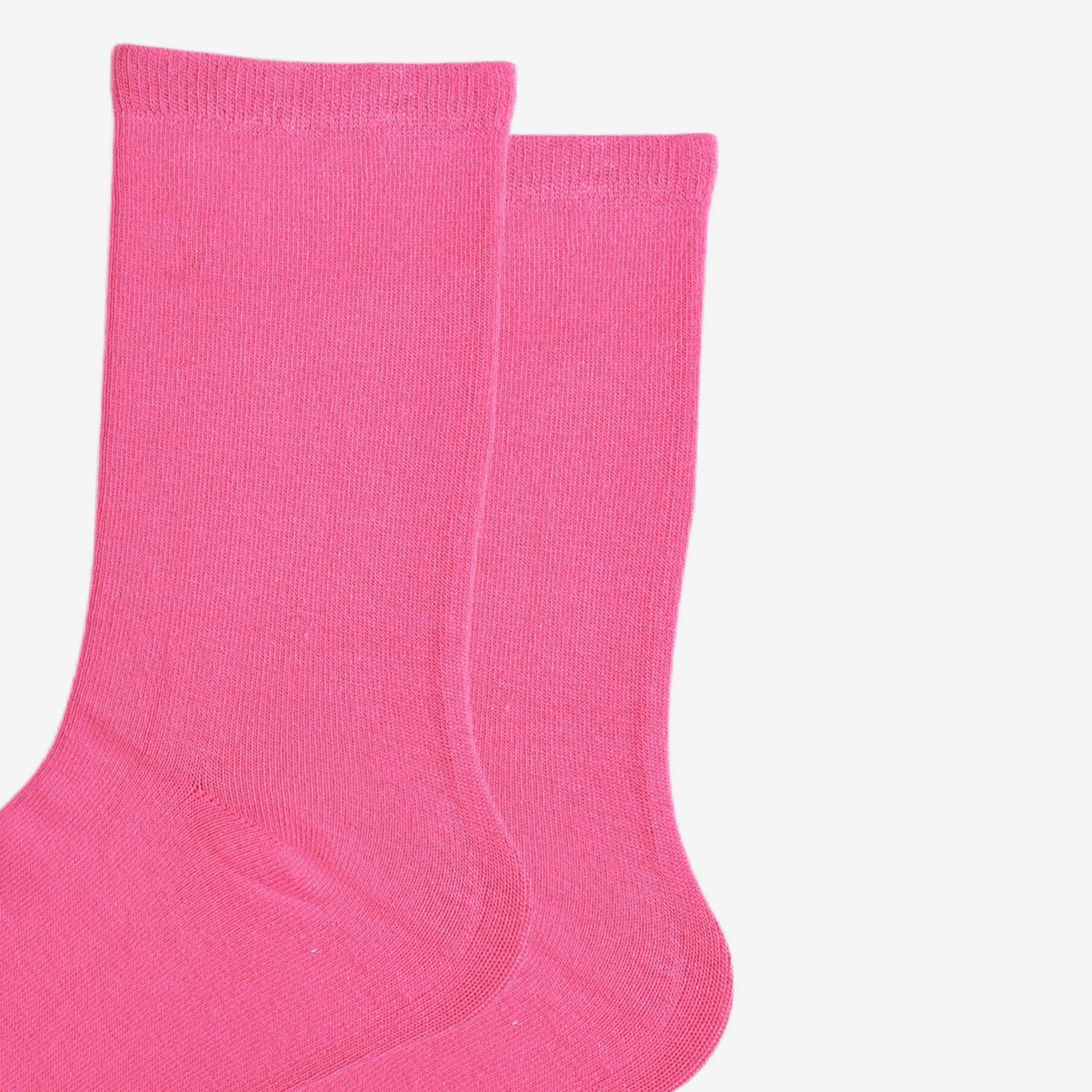 Women's Hot Pink Bamboo Socks