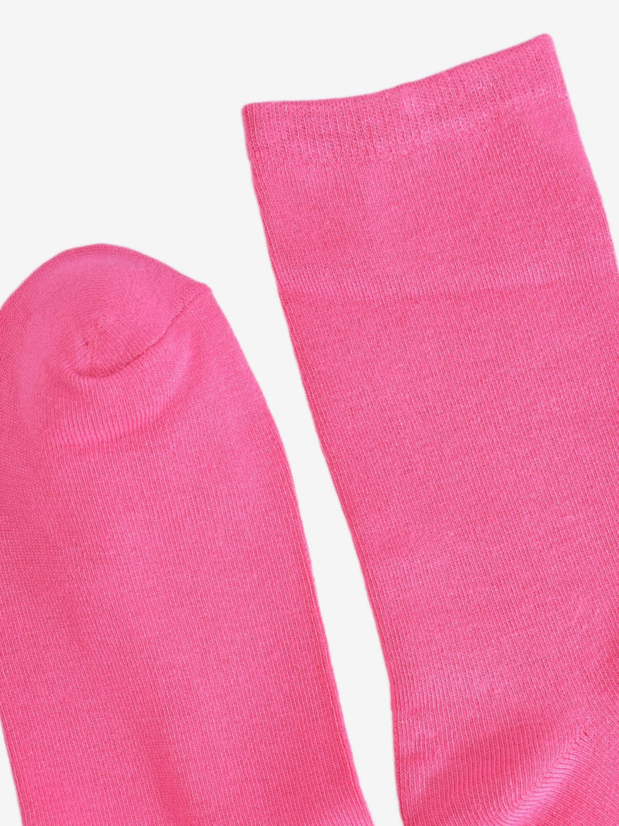 Women's Hot Pink Bamboo Socks