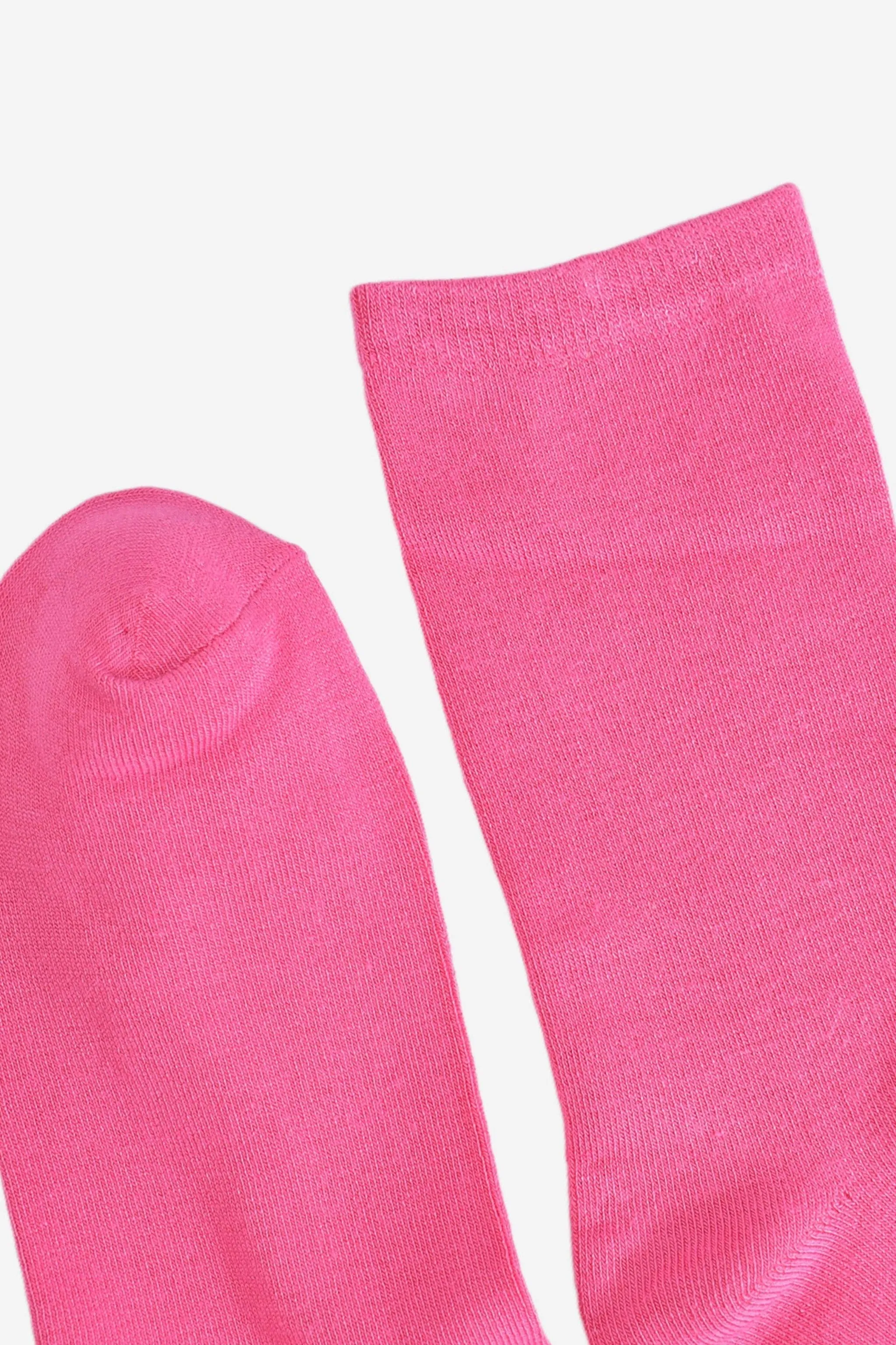 Women's Hot Pink Bamboo Socks