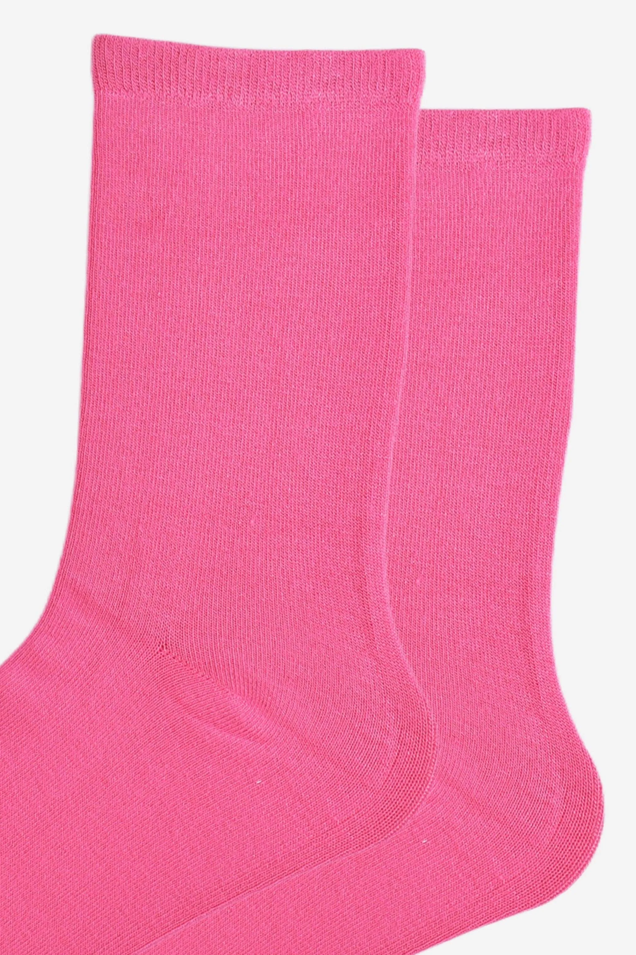 Women's Hot Pink Bamboo Socks